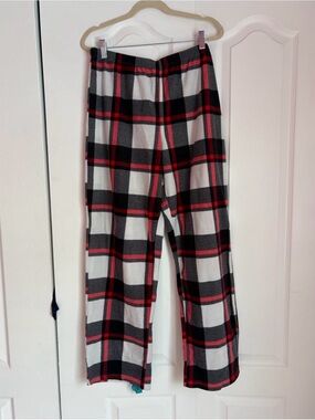 Wondershop Men’s Plaid Fleece Joggers - Red, Black & White